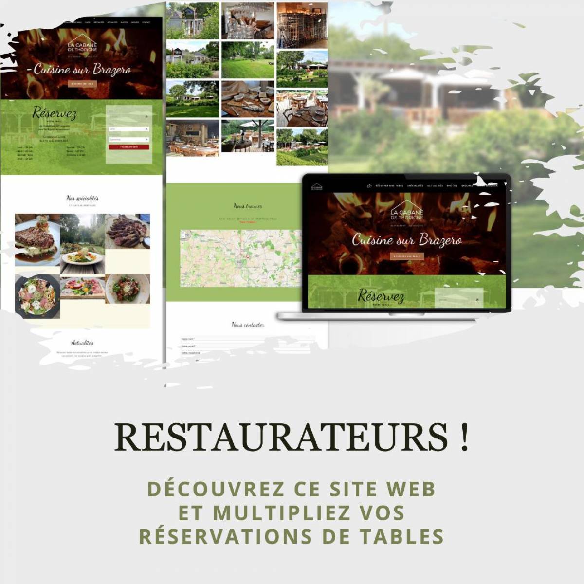 Site Web Réactif pour un Restaurant au Bord de l'Eau